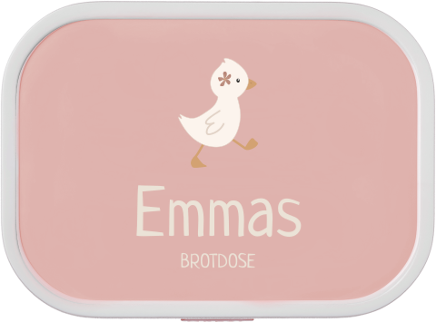 Mepal Brotdose personalisiert mit Entenmotiv