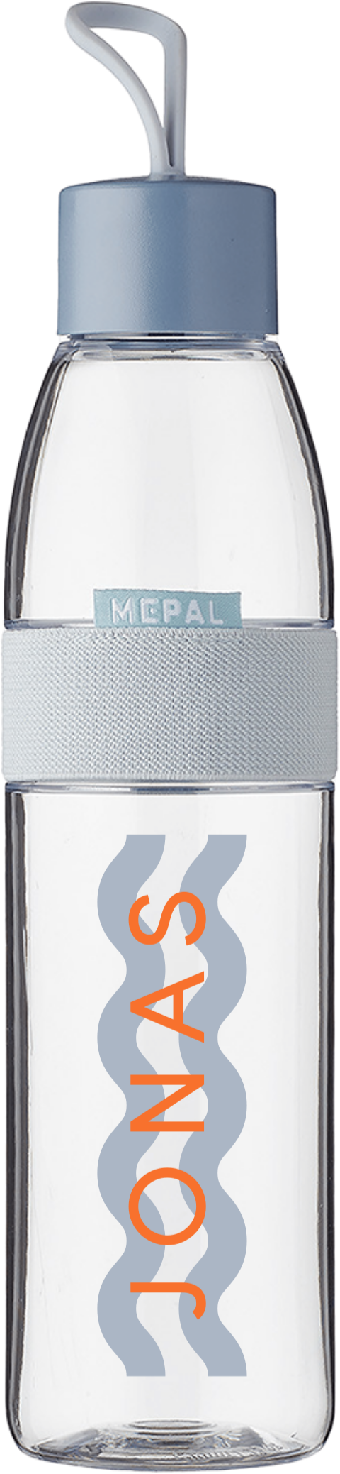 Mepal Trinkflasche mit Namen und Wellen