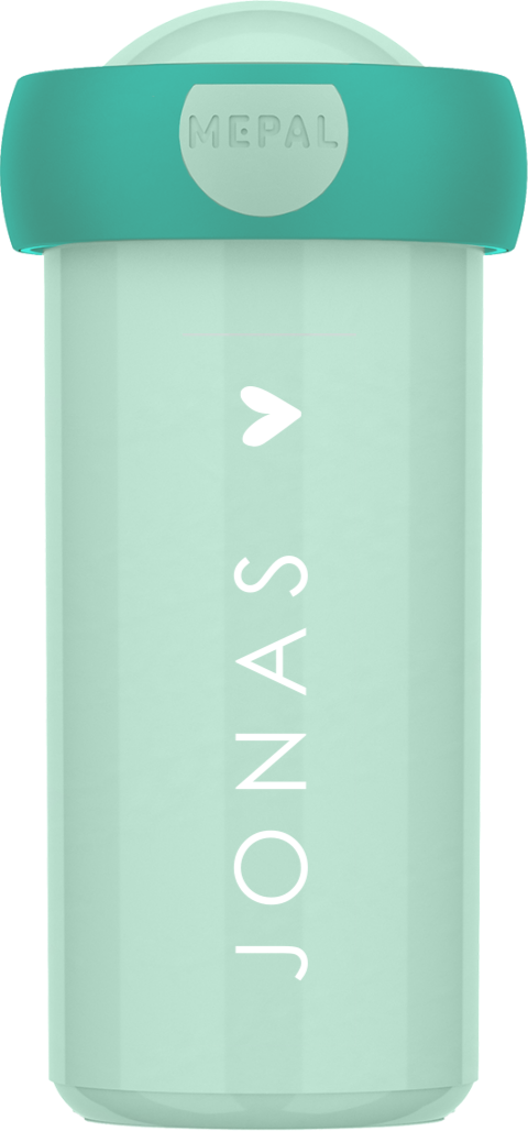 Personalisierter Mepal Campus Trinkbecher mit Namen und Herz