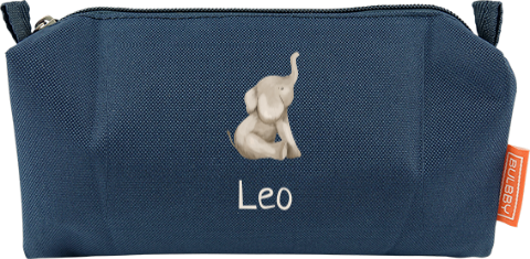 Personalisierbares Etui mit Elefanten Motiv und Namen