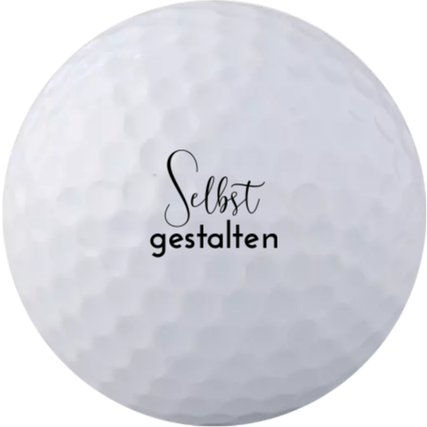 Golfball mit Namen (Set von 3) Selbst gestalten