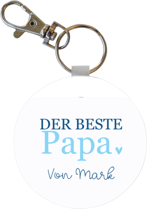 Schlüsselanhänger zum Vatertag "Bester Papa" 