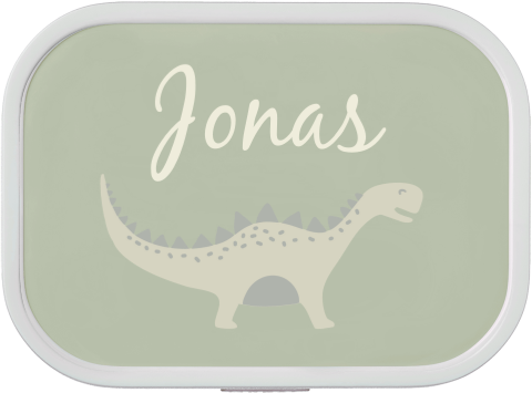 Personalisierte Mepal Brotdose mit Dino-Motiv und Namen