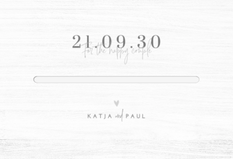 Kartenbox Hochzeit Liebesglück