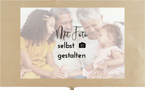 Zeichenbox aus Holz mit Foto selbst gestalten