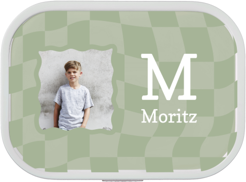 Mepal Campus Brotdose mit Foto, Namen und Karomuster