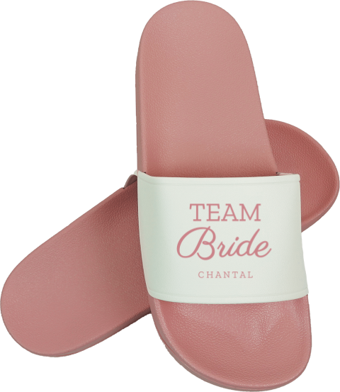 Flip-Flops Team Bride mit Namen