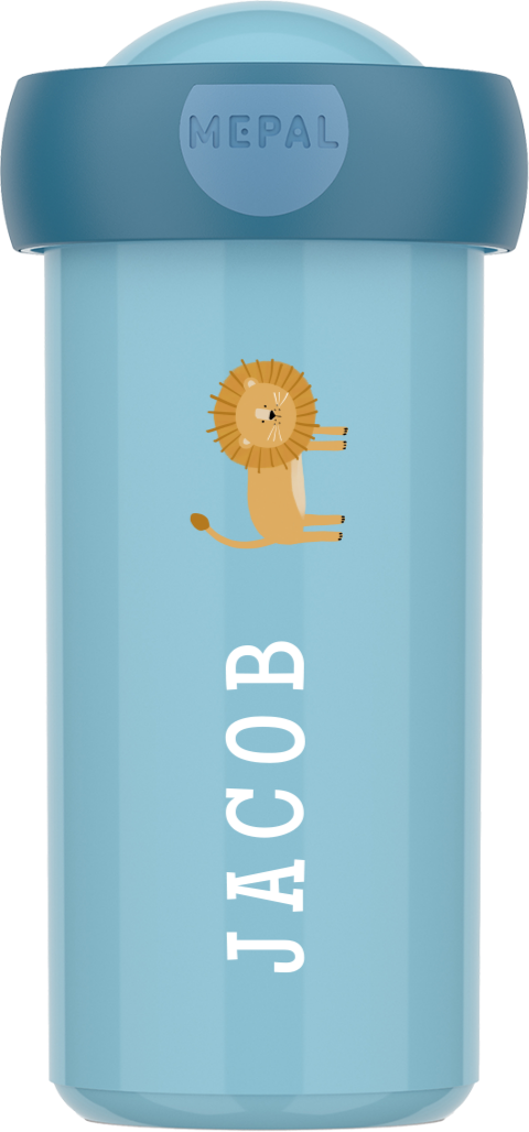 Mepal Campus Trinkflasche mit Namen und Löwe