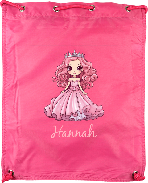 Sportbeutel mit Prinzessin