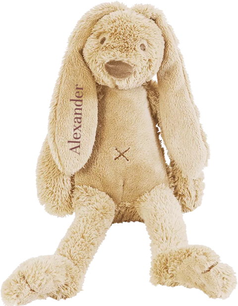 Niedlicher Kuscheltier Hase mit Namen