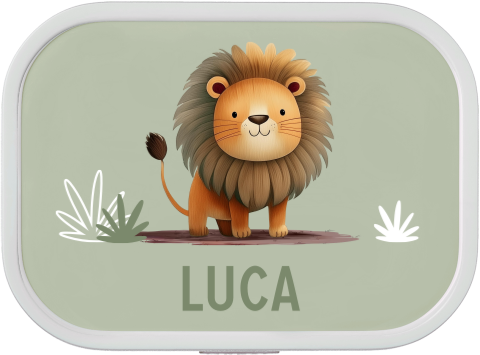 Mepal Brotdose personalisiert mit Löwenmotiv und Namen