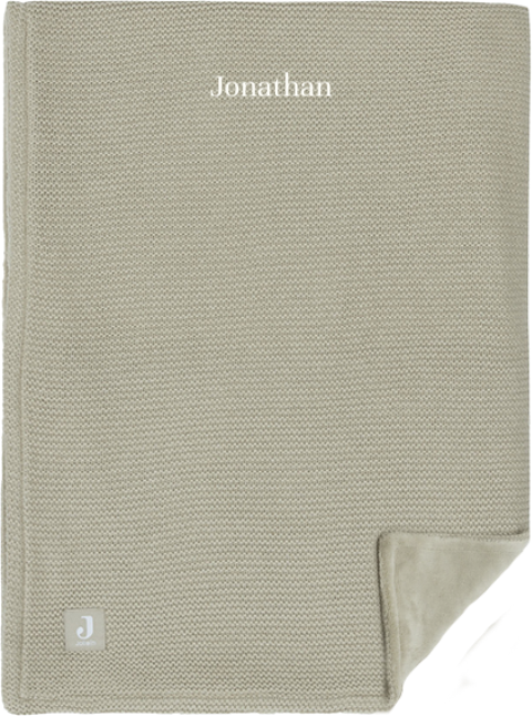Jollein Wiegen­decke mit besticktem Namen