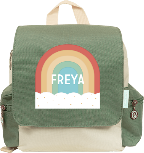Rucksack Adventure mit buntem Regenbogen