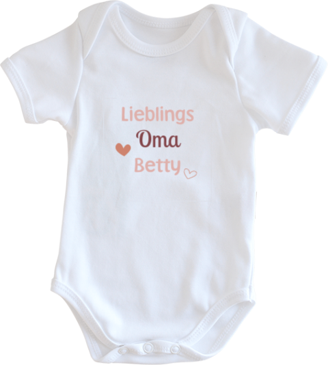 Niedlicher Strampler für die tollste Oma mit Herzen