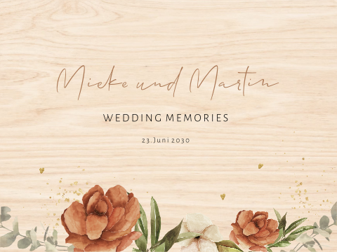 Erinnerungskiste mit schicken Rosen