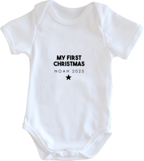 Personalisierter Strampler mit Namen und Biene