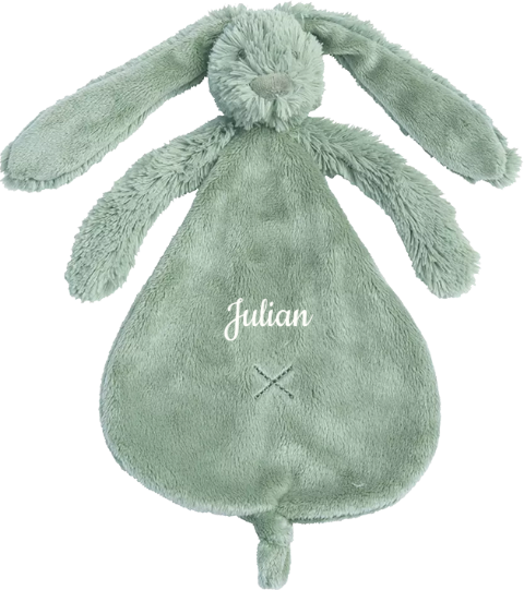 Niedliches Happy Horse Kuscheltier personalisiert bestickt mit Namen