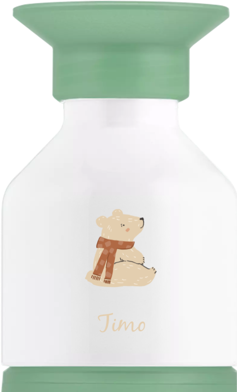 Bedruckbare Dopper Trinkflasche mit Bärchen und Namen