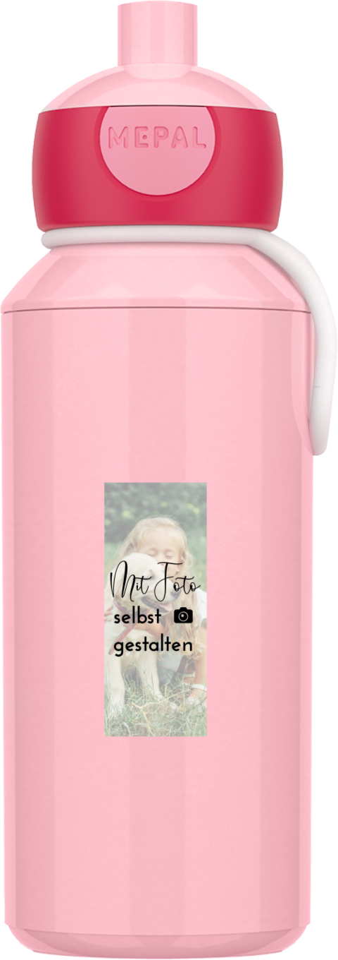 Personalisierte Mepal Pop Up Trinkflasche mit Foto gestalten