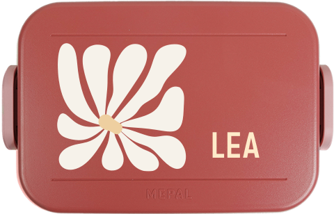 Mepal To Go Brotdose mit Namen großer Blume