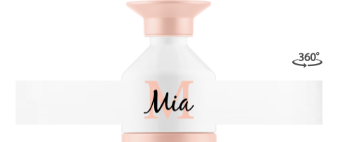 Dopper thermosflasche mit initiale