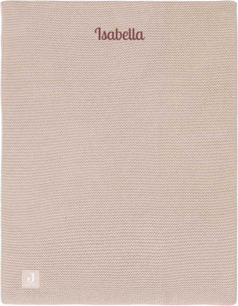 Jollein Wiegen­decke mit besticktem Namen