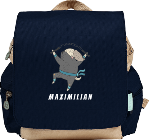 Rucksack mit Ninja und Name