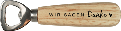 Gastgeschenk Hochzeit Flaschenöffner "Liebesglück"