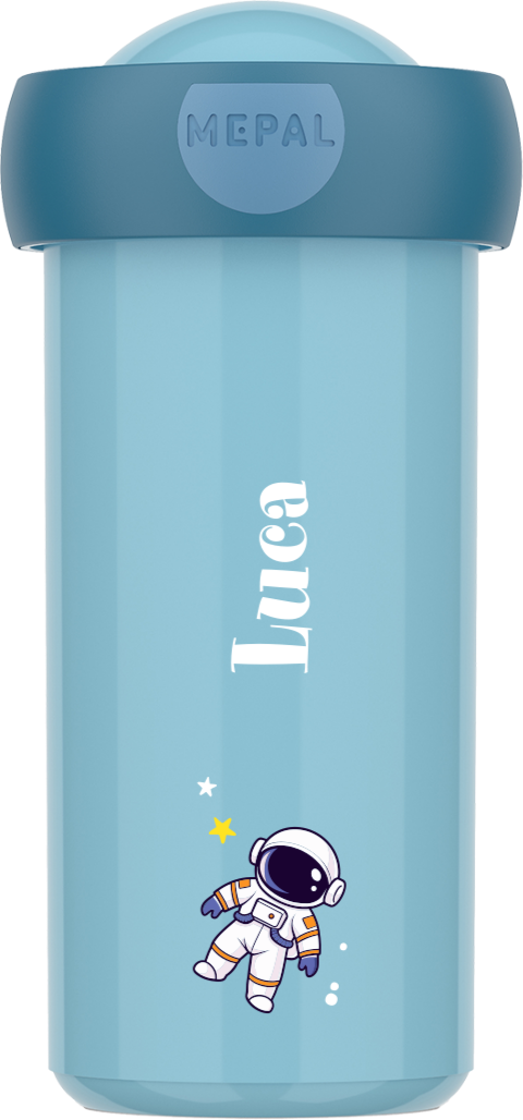 Mepal Campus Trinkflasche mit Name und Astronaut