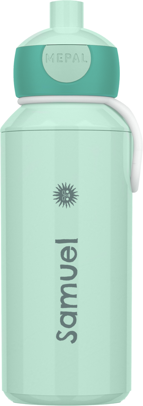 Mepal Pop Up Trinkflasche mit Namen und Sonne