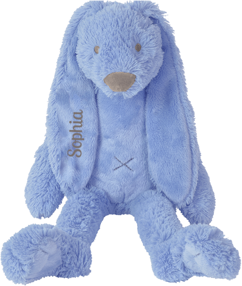 Flauschiger Kuscheltier Hase mit Namen