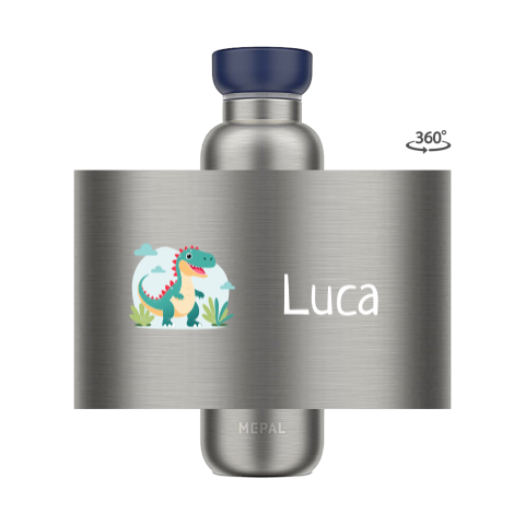 Mepal Thermosflasche mit Name und Dino