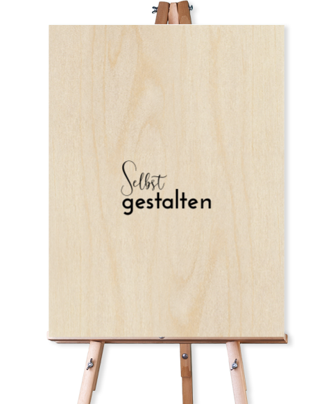 Willkommensschild Holz Hochformat
