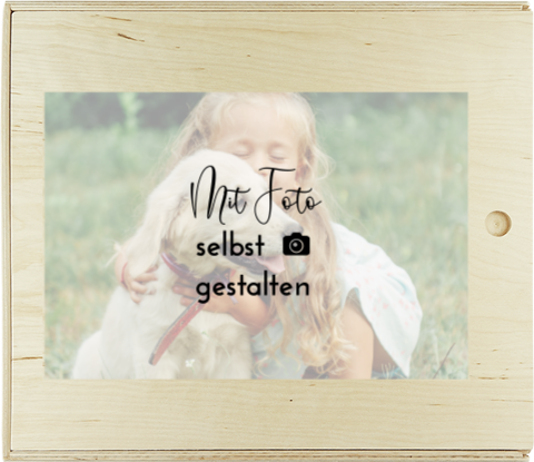 Aufbewahrungsbox mit Foto