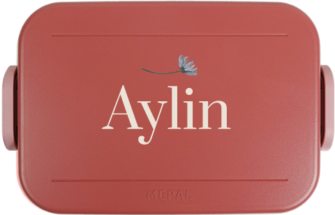 Mepal Brotdose To Go mit Blume und Namen