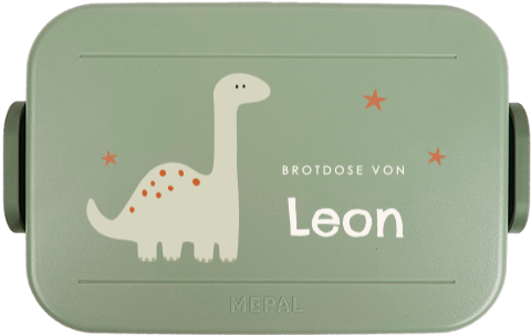 Brotdose mit ein süßem dino
