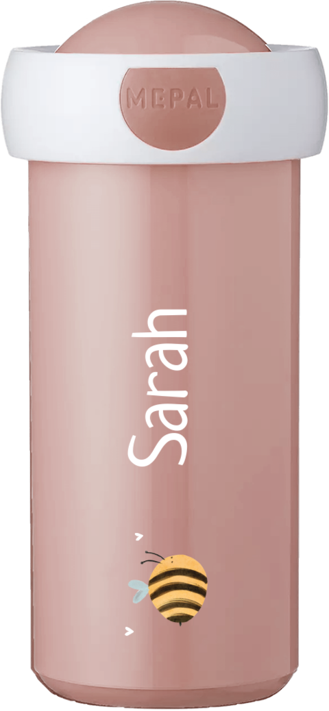 Mepal Campus Trinkflasche mit Biene und Namen