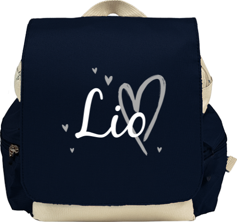 Rucksack mit Herzchen