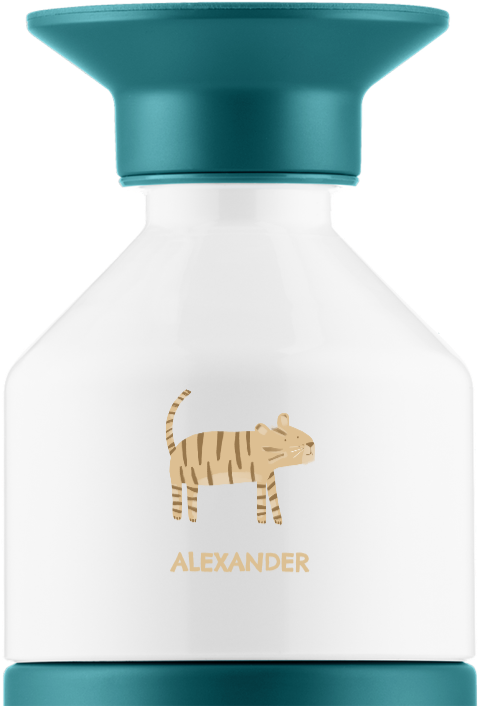 Dopper Thermosflasche mit Namen und Tiger