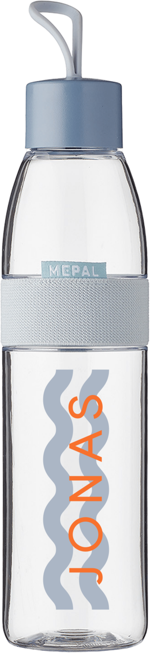 Mepal Trinkflasche mit Namen und Wellen