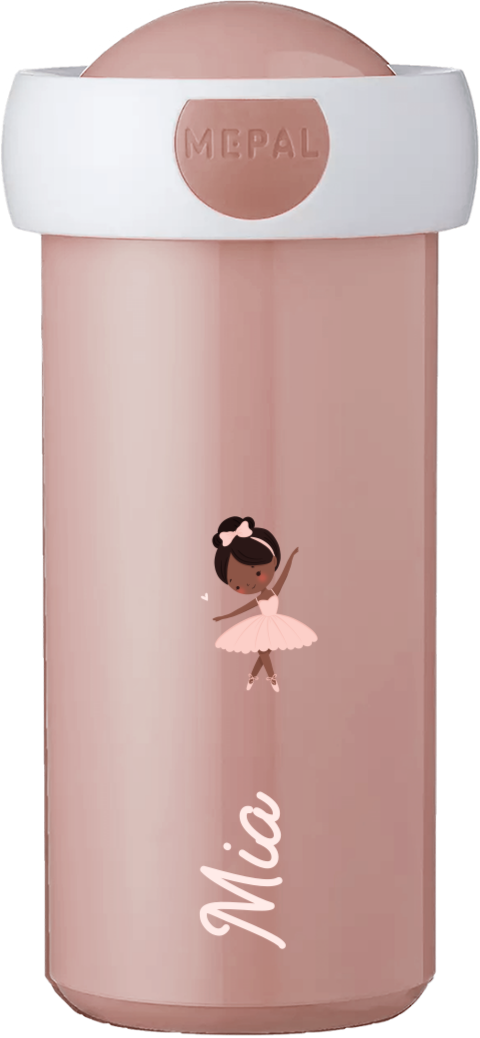 Mepal Campus Trinkflasche mit Ballerina und Namen