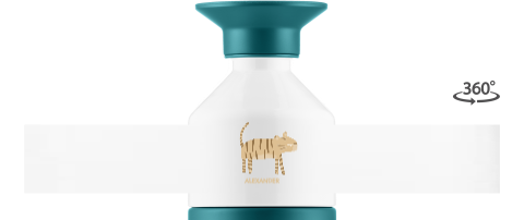 Dopper thermosflasche mit namen und tiger