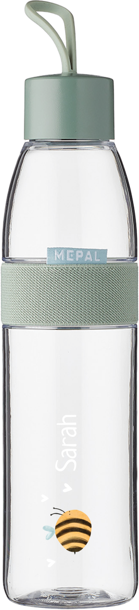 Mepal Trinkflasche mit Name und frohe Biene