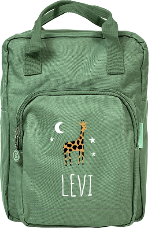 Rucksack Classic mit Namen und Dschungel-Design