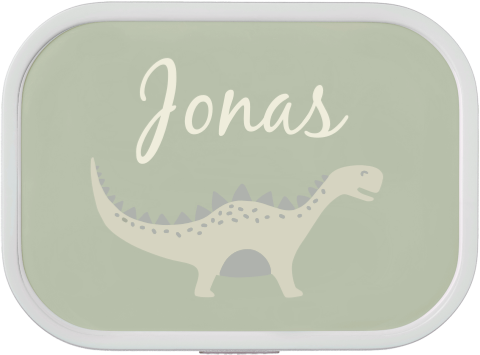Personalisierte Mepal Brotdose mit Dino-Motiv und Namen