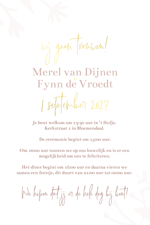 Kaart binnenkant