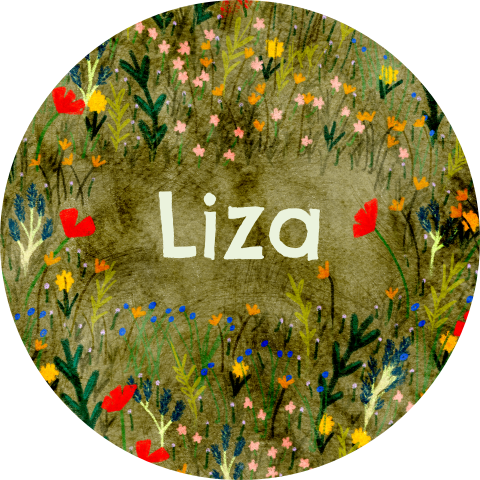 Raamsticker bloemenweide