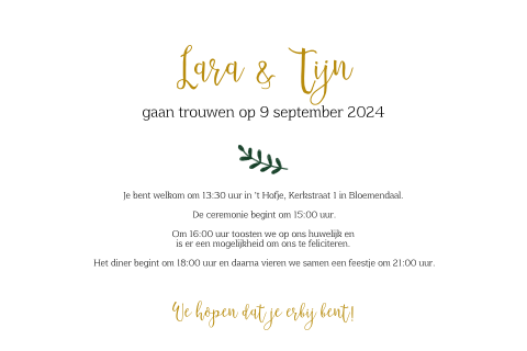 Kaart binnenkant