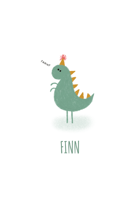Geboortekaartje Dino