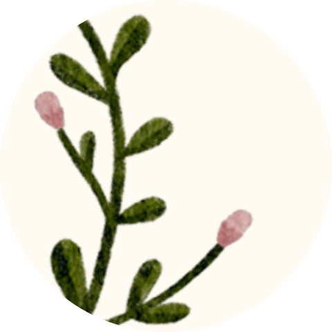 Sluitzegel trouw takje met bloem | 25 stuks